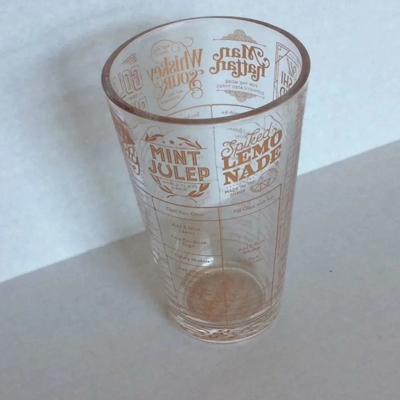 NIB Genuine Fred Good Measure Whiskey Recipe Glass - Picture 2 of 7